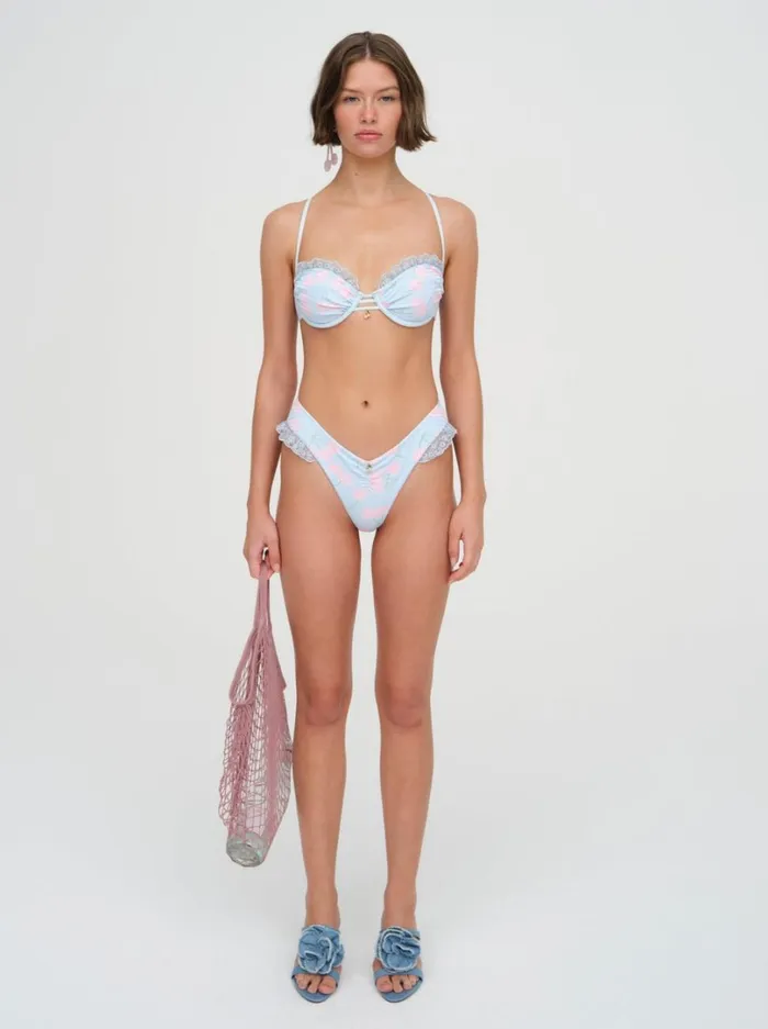 Women Graceanne Underwire Bikini Top Blue For Love and Lemons Swim Women Graceanne Underwire Bikini Top Blue For Love and Lemons Swim