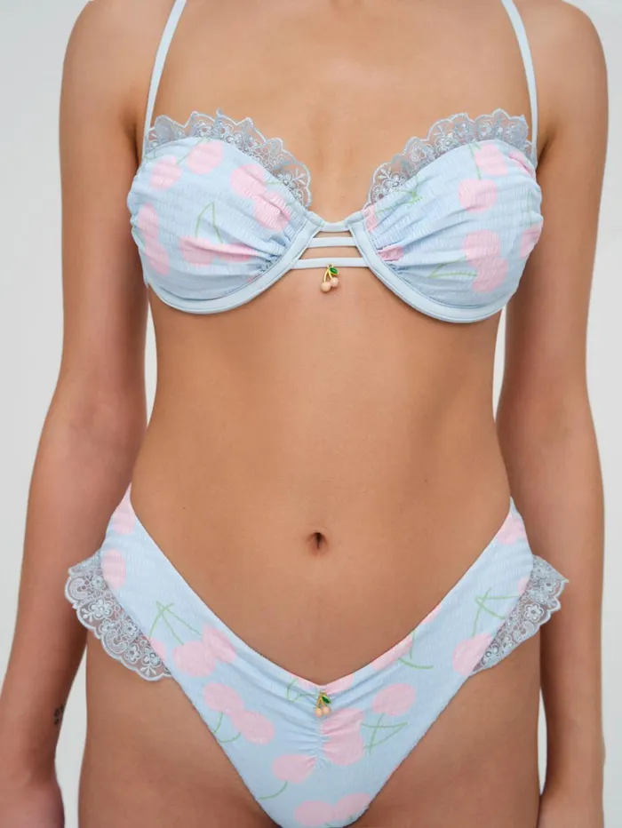Women Graceanne Underwire Bikini Top Blue For Love and Lemons Swim Women Graceanne Underwire Bikini Top Blue For Love and Lemons Swim