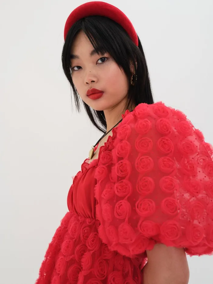 Women Hannah Mini Dress Red For Love and Lemons Dresses Women Hannah Mini Dress Red For Love and Lemons Dresses