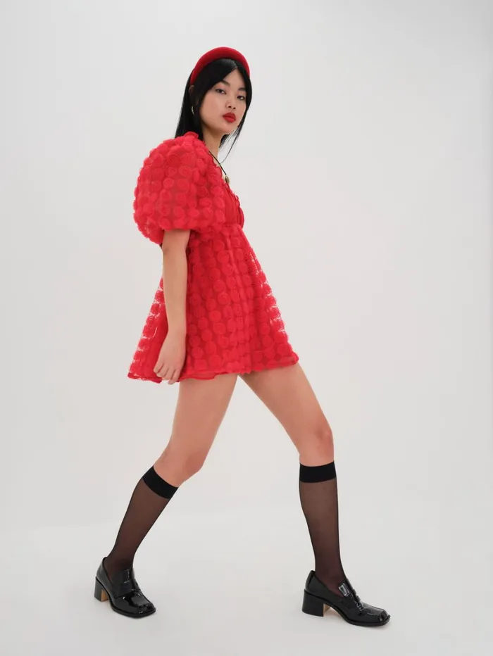 Women Hannah Mini Dress Red For Love and Lemons Dresses Women Hannah Mini Dress Red For Love and Lemons Dresses