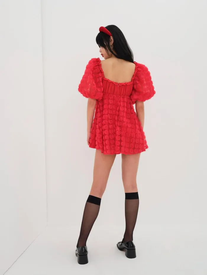 Women Hannah Mini Dress Red For Love and Lemons Dresses Women Hannah Mini Dress Red For Love and Lemons Dresses