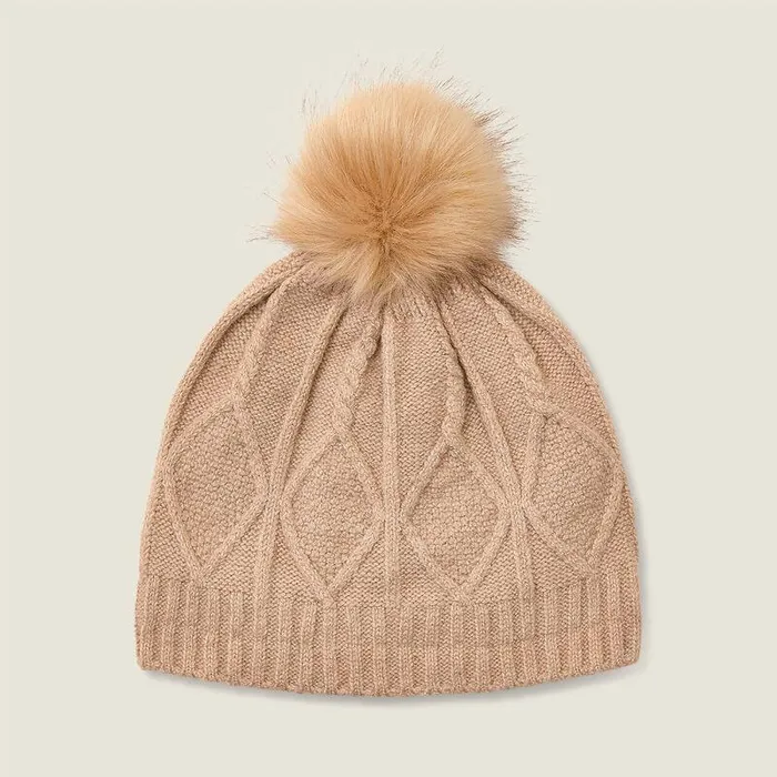 Women Hats and Caps Ariat Kelston Beanie Tannin