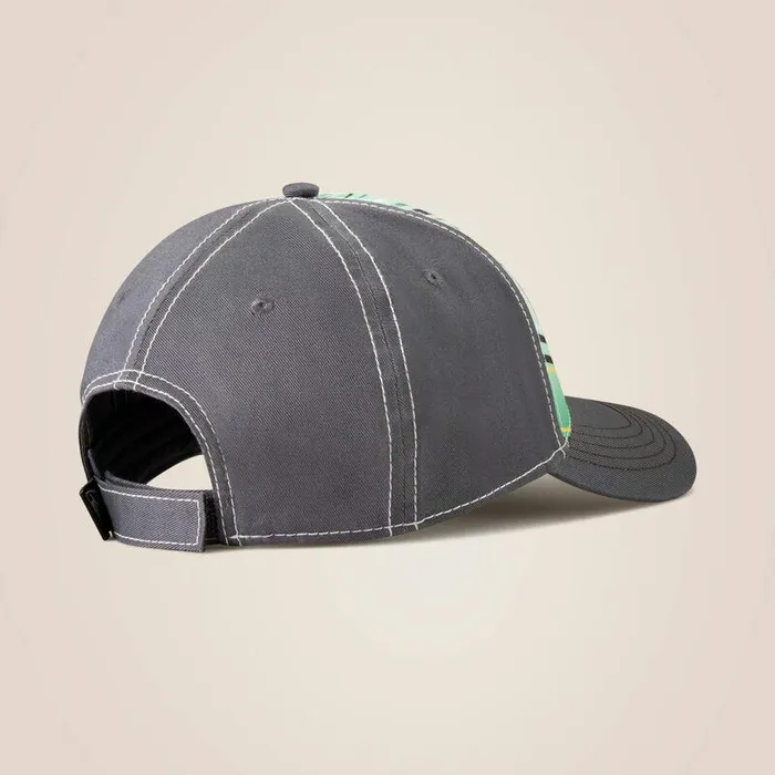 Women Hats and Caps Ariat Leather Patch Aztec Cap Multi Women Hats and Caps Ariat Leather Patch Aztec Cap Multi