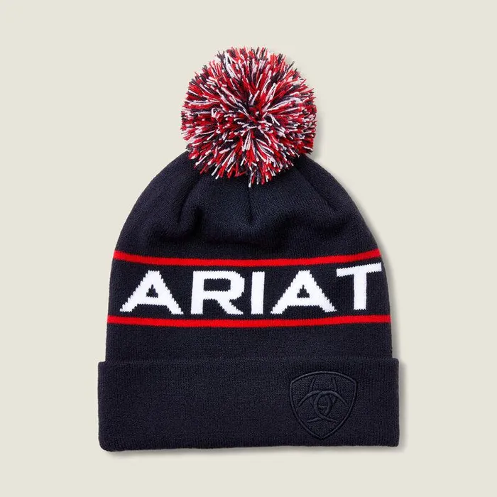 Women Hats and Caps Ariat Team Beanie Team Navy
