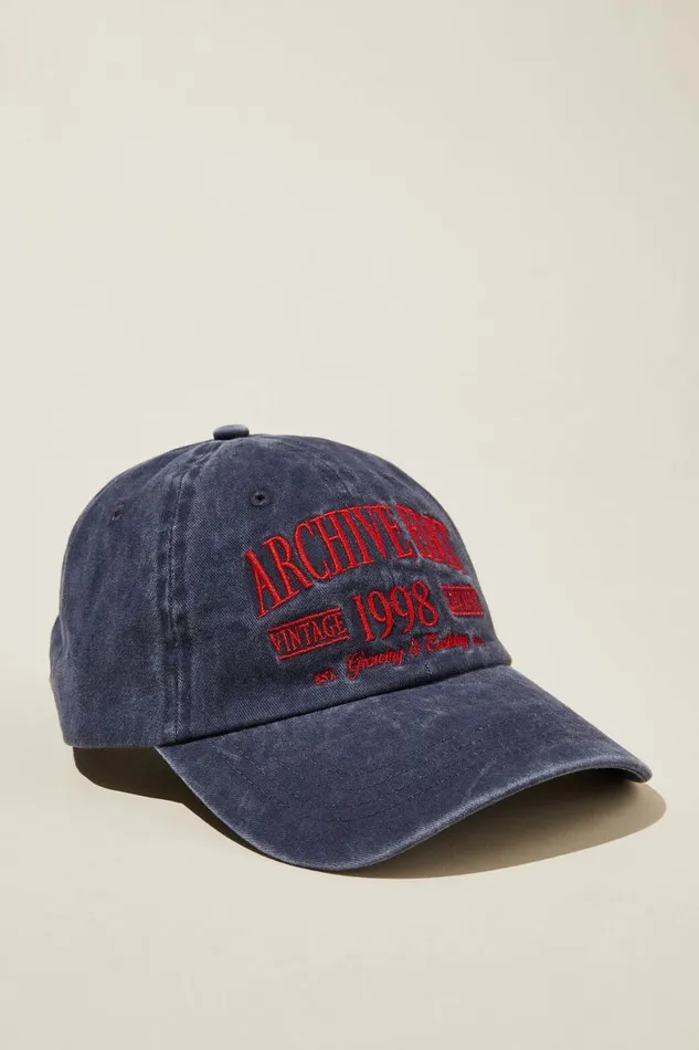 Women Hats Cotton On Classic Dad Cap Archive Edit 1998navy