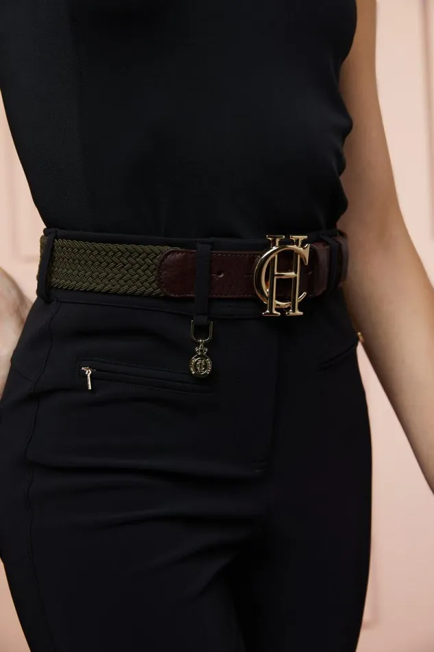 Women HC Heritage Belt Forest Green Holland Cooper Belts Women HC Heritage Belt Forest Green Holland Cooper Belts
