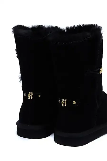 Women HC Shearling Boot Black Holland Cooper Sleepwear Women HC Shearling Boot Black Holland Cooper Sleepwear