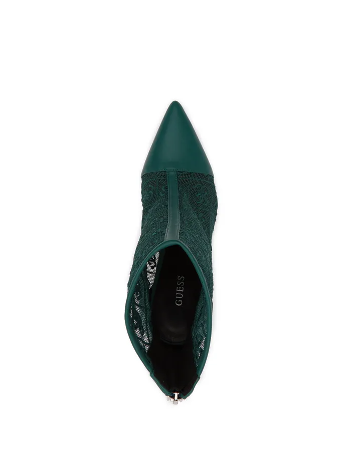 Women Heels GUESS Green Sinthy Logo Boots