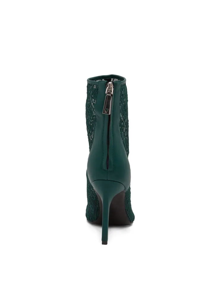 Women Heels GUESS Green Sinthy Logo Boots