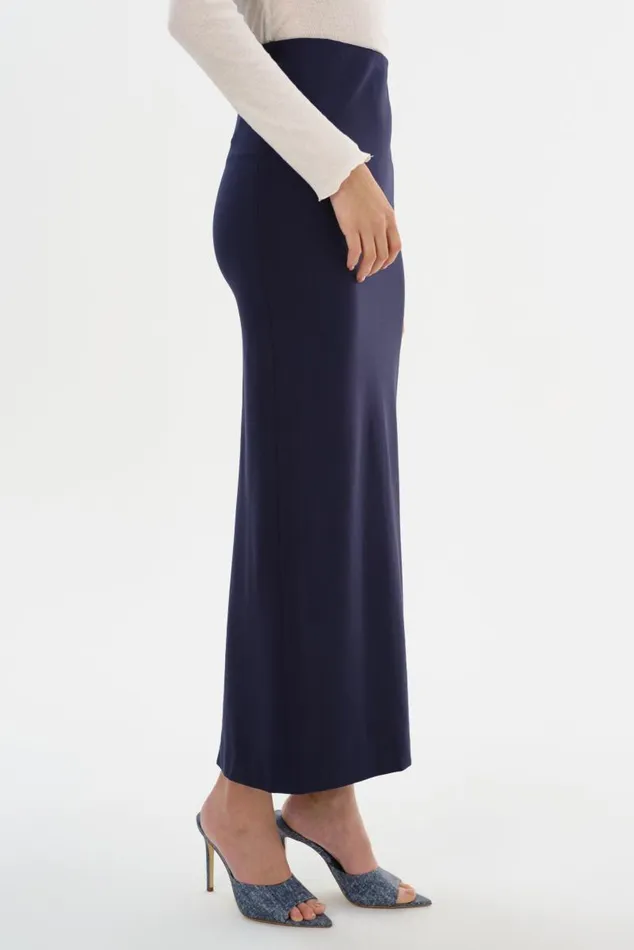 Women HELLANDA Knit Maxi Skirt Midnight Blue LAMARQUE Skirts Women HELLANDA Knit Maxi Skirt Midnight Blue LAMARQUE Skirts