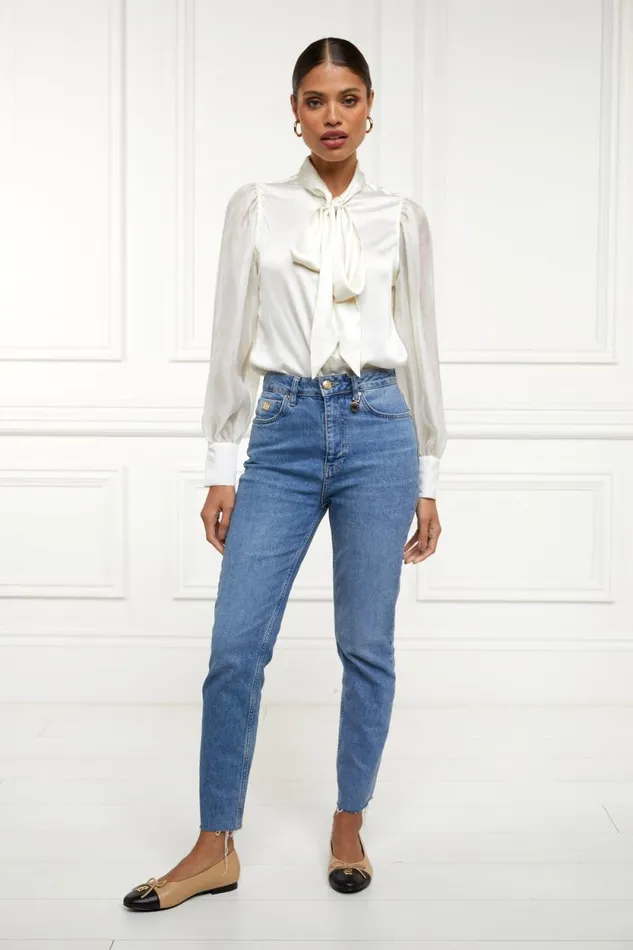 Women High Rise Slim Jean Vintage Indigo Holland Cooper Jeans