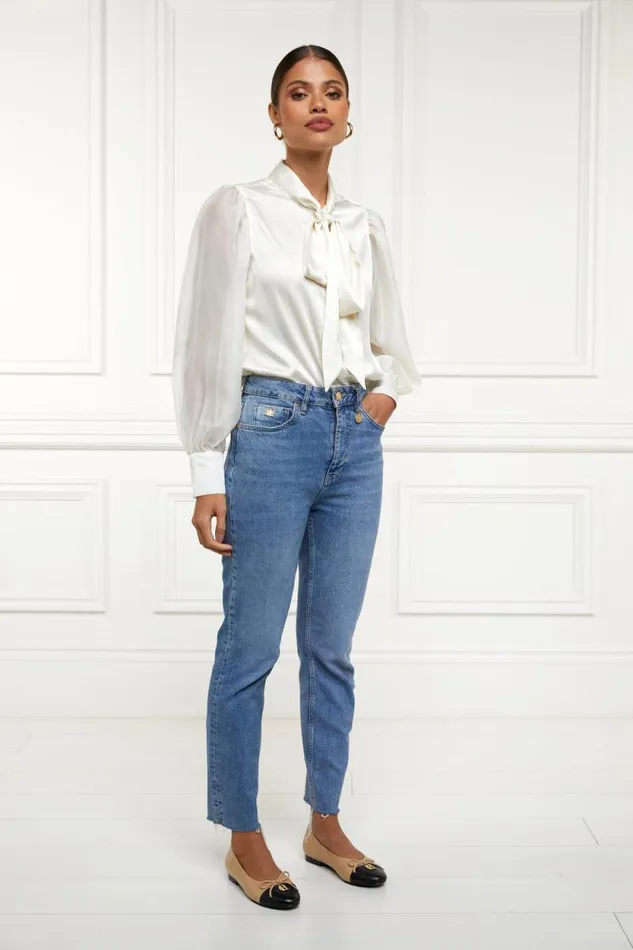 Women High Rise Slim Jean Vintage Indigo Holland Cooper Jeans Women High Rise Slim Jean Vintage Indigo Holland Cooper Jeans