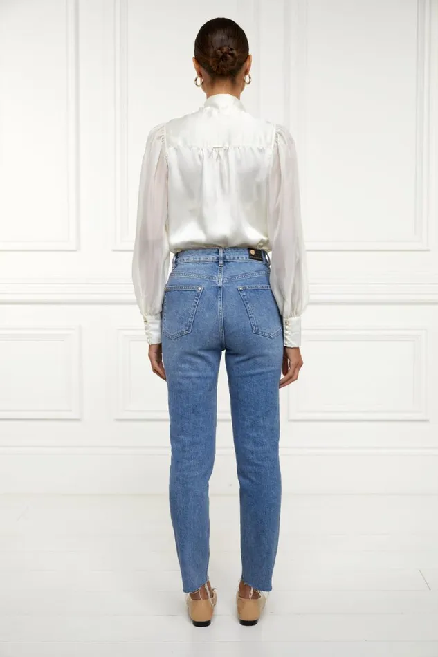 Women High Rise Slim Jean Vintage Indigo Holland Cooper Jeans Women High Rise Slim Jean Vintage Indigo Holland Cooper Jeans