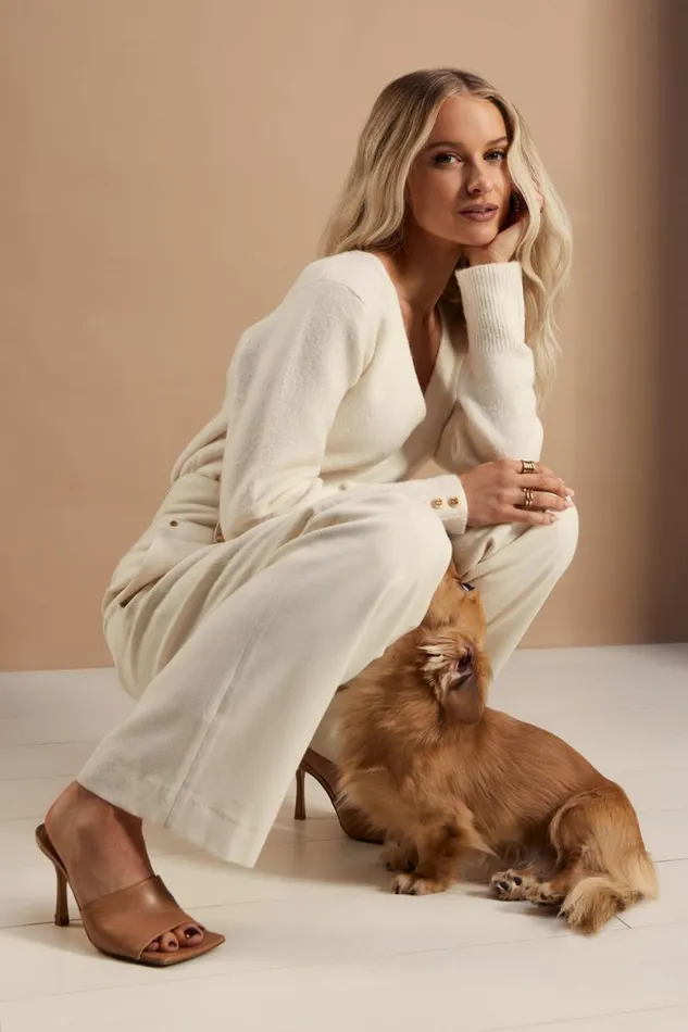 Women High Waisted Straight Trouser Ivory Holland Cooper Trousers Women High Waisted Straight Trouser Ivory Holland Cooper Trousers
