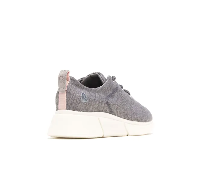 Women Hush Puppies Makenna Lace Up Grey Multi Heathered Sneakers Women Hush Puppies Makenna Lace Up Grey Multi Heathered Sneakers