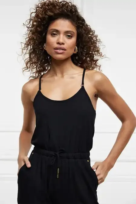 Women Iconic Jersey Jumpsuit Black Holland Cooper Jumpsuits