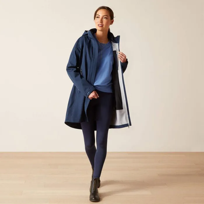 Women Jackets and Vests Ariat Coastal Long Waterproof Parka Navy Women Jackets and Vests Ariat Coastal Long Waterproof Parka Navy