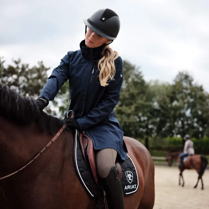 Women Jackets and Vests Ariat Coastal Long Waterproof Parka Navy Women Jackets and Vests Ariat Coastal Long Waterproof Parka Navy