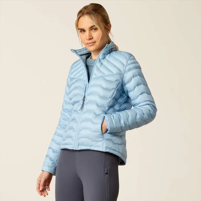 Women Jackets and Vests Ariat Ideal Down Jacket Cerulean