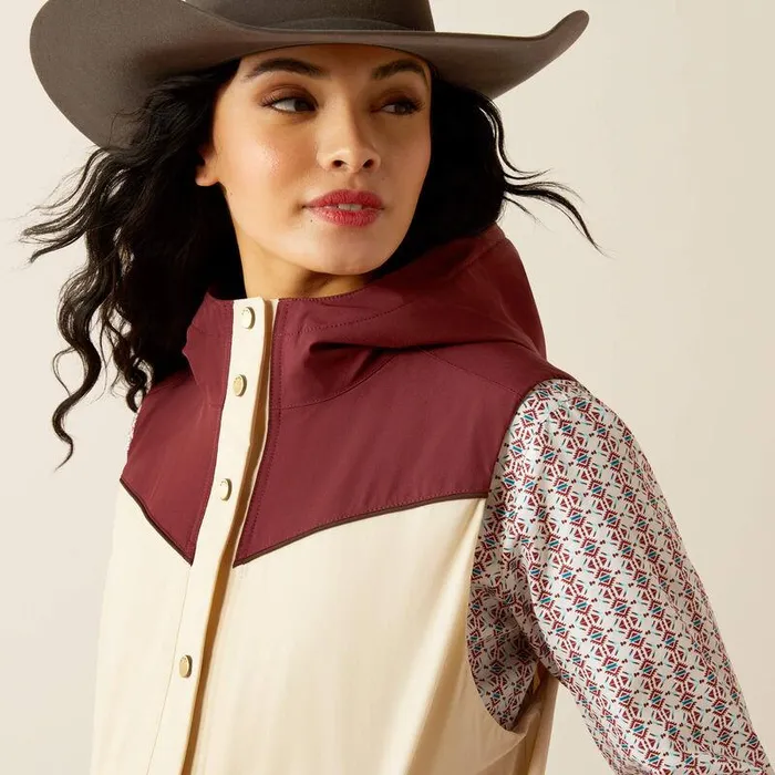 Women Jackets and Vests Ariat Pioneer StretchShell Vest Summer Sandrosewood Women Jackets and Vests Ariat Pioneer StretchShell Vest Summer Sandrosewood