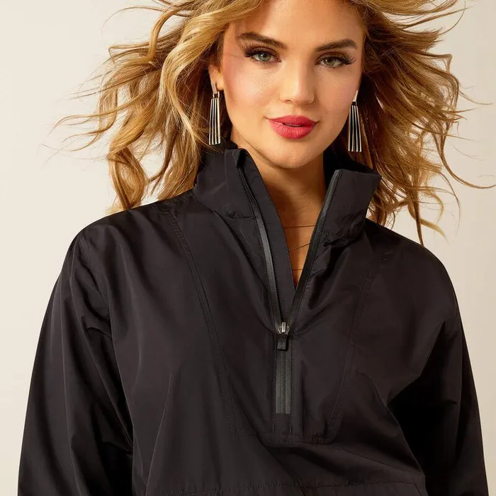 Women Jackets and Vests Ariat Whisper Pullover Jacket Black Women Jackets and Vests Ariat Whisper Pullover Jacket Black