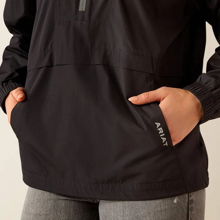 Women Jackets and Vests Ariat Whisper Pullover Jacket Black Women Jackets and Vests Ariat Whisper Pullover Jacket Black