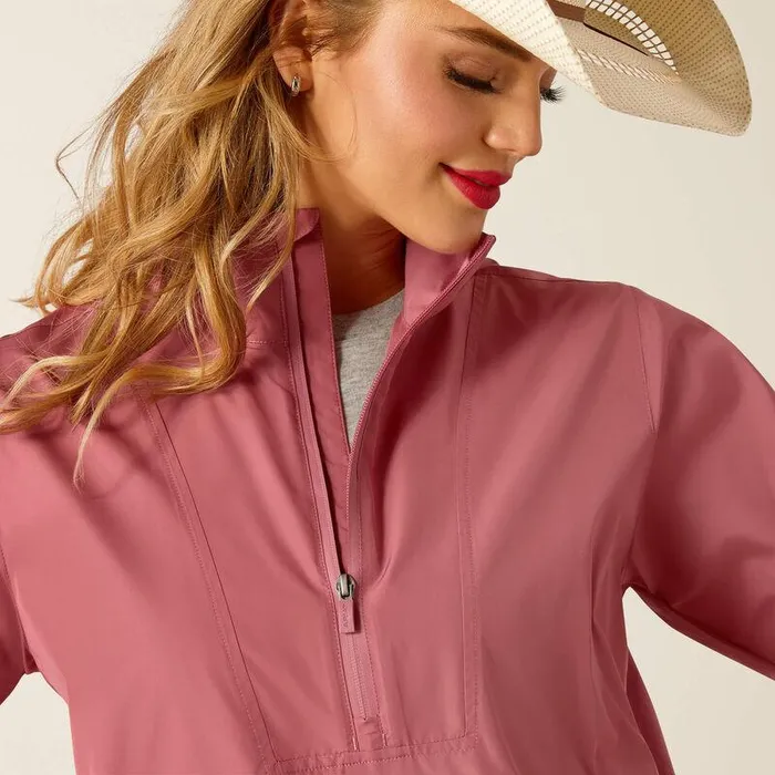 Women Jackets and Vests Ariat Whisper Pullover Jacket Rose Wine Women Jackets and Vests Ariat Whisper Pullover Jacket Rose Wine