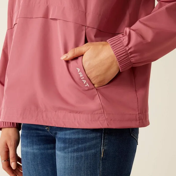Women Jackets and Vests Ariat Whisper Pullover Jacket Rose Wine Women Jackets and Vests Ariat Whisper Pullover Jacket Rose Wine