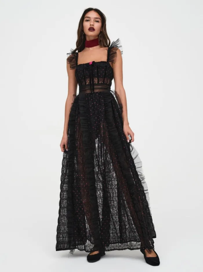 Women Janelle Maxi Dress Black For Love and Lemons Dresses Women Janelle Maxi Dress Black For Love and Lemons Dresses