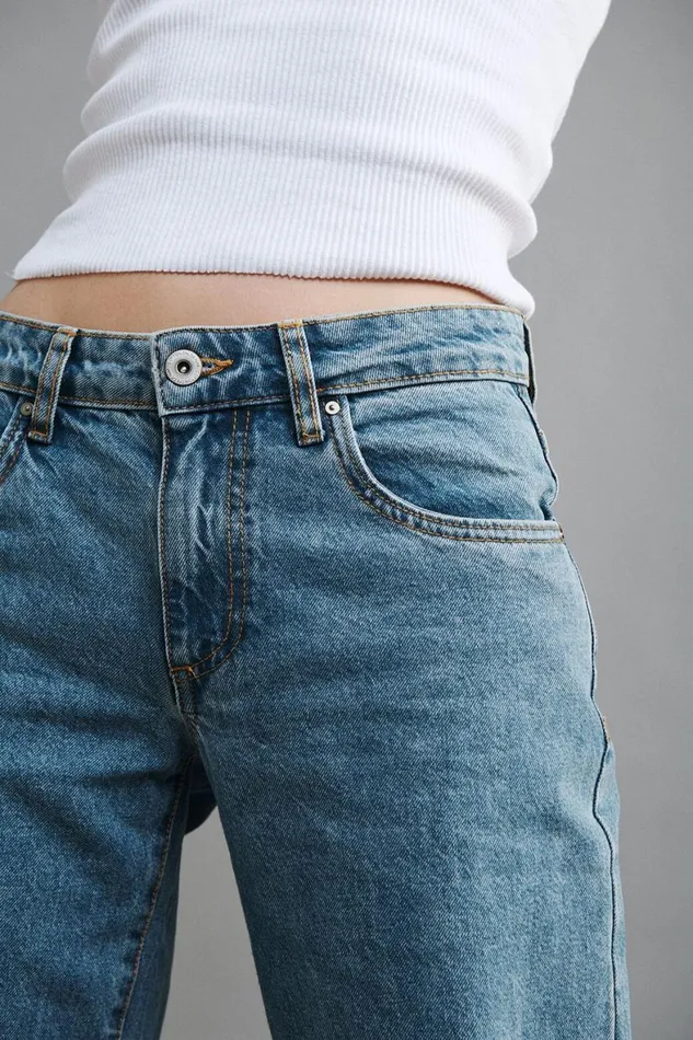 Women Jeans Cotton On Low Rise Straight Jean Offshore Blue