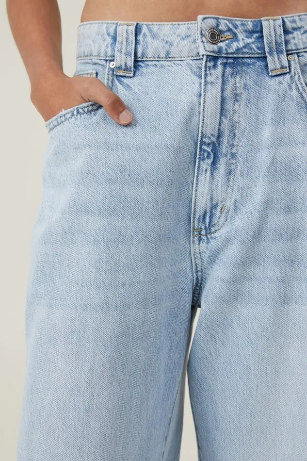 Women Jeans Cotton On Super Baggy Jean Palm Blue