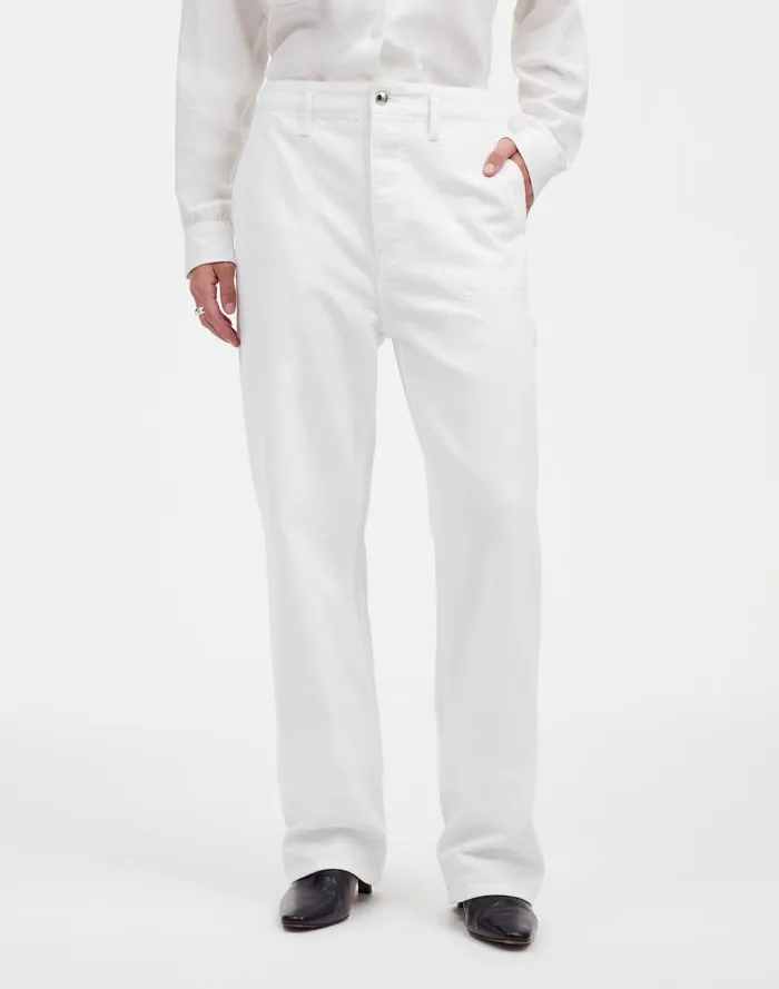 Women Jeans Madewell Alexa Chung For Madewell Workwear Jeans In True White True White
