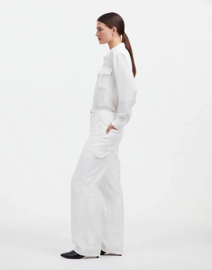 Women Jeans Madewell Alexa Chung For Madewell Workwear Jeans In True White True White