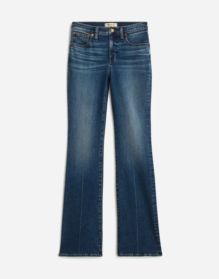 Women Jeans Madewell Kick Out FullLength Jeans Devito Wash