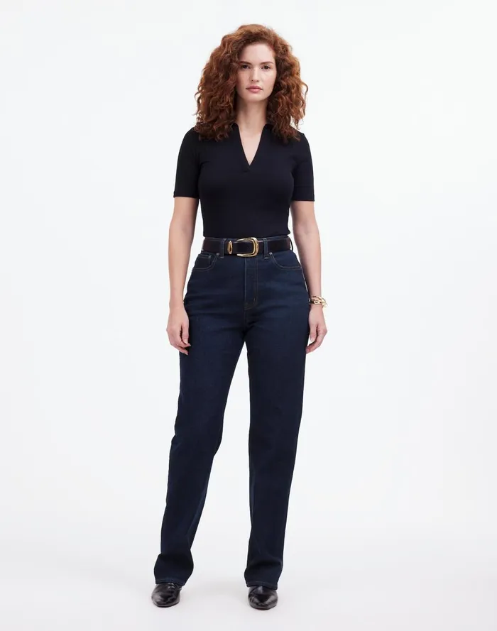 Women Jeans Madewell The Curvy 03990s Straight Jean Norman Wash