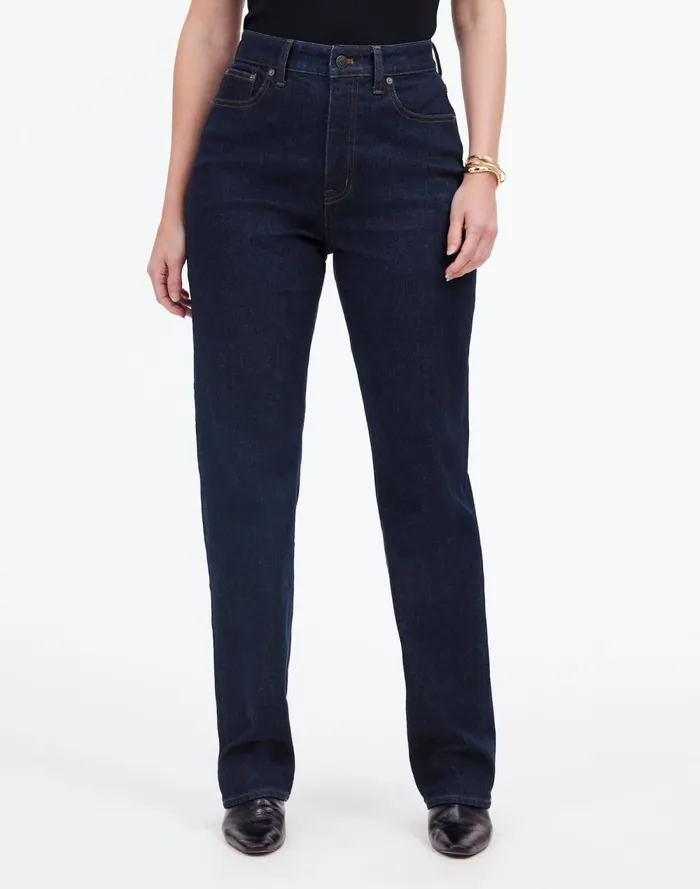 Women Jeans Madewell The Curvy 03990s Straight Jean Norman Wash
