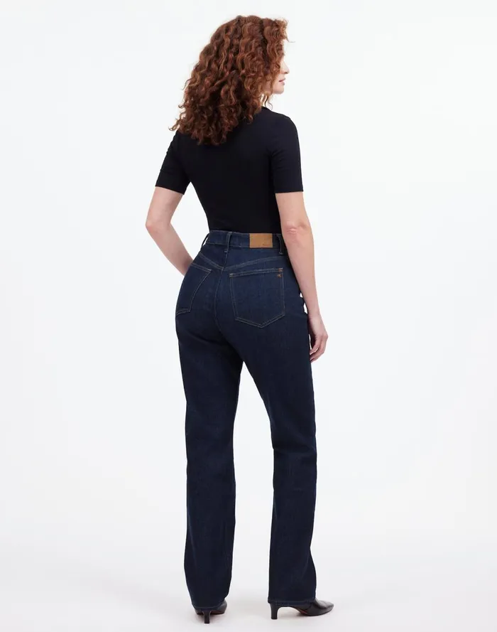 Women Jeans Madewell The Curvy 03990s Straight Jean Norman Wash