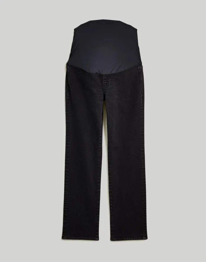 Women Jeans Madewell The Maternity OverTheBelly 03990s Straight Jean In Belmere Wash Belmere Wash