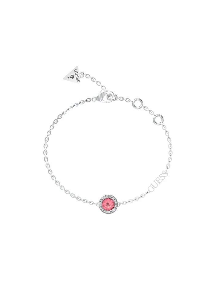 Women Jewellery GUESS Silver Colour My Day Charm Bracelet