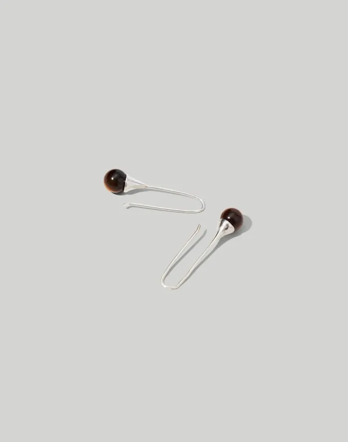 Women Jewelry Madewell Maslo Jewelry Collette Long Earrings Silver