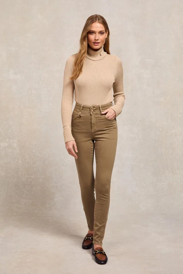 Women Jodhpur Jean Taupe Holland Cooper Jeans