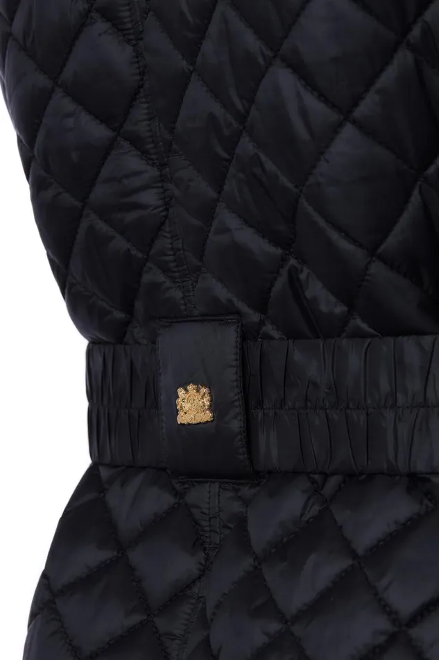 Women Juliana Belted Gilet Black Holland Cooper Gilets