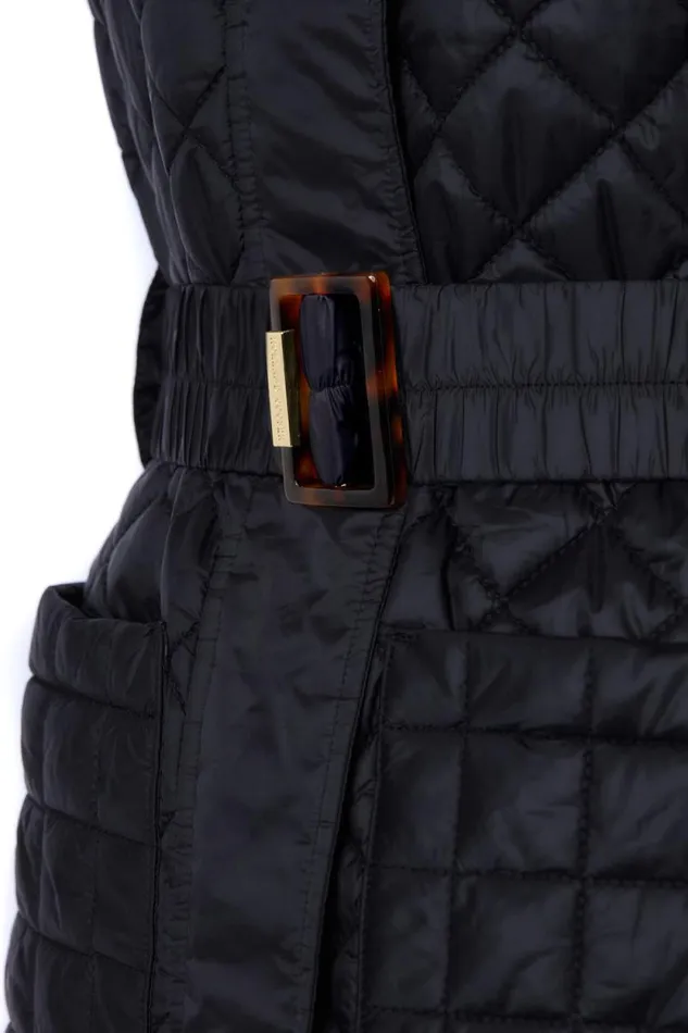 Women Juliana Belted Gilet Black Holland Cooper Gilets
