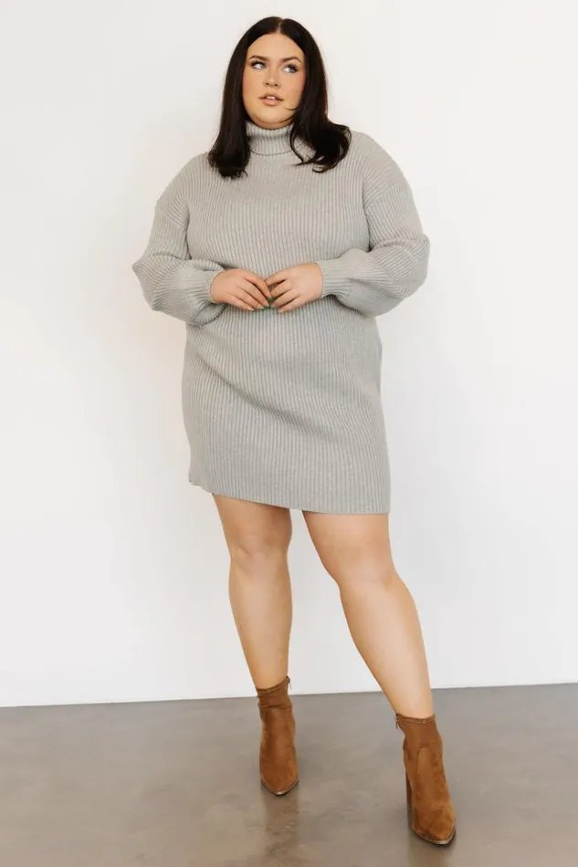 Women Julianne Sweater Dress Light Gray Baltic Born Short Dresses