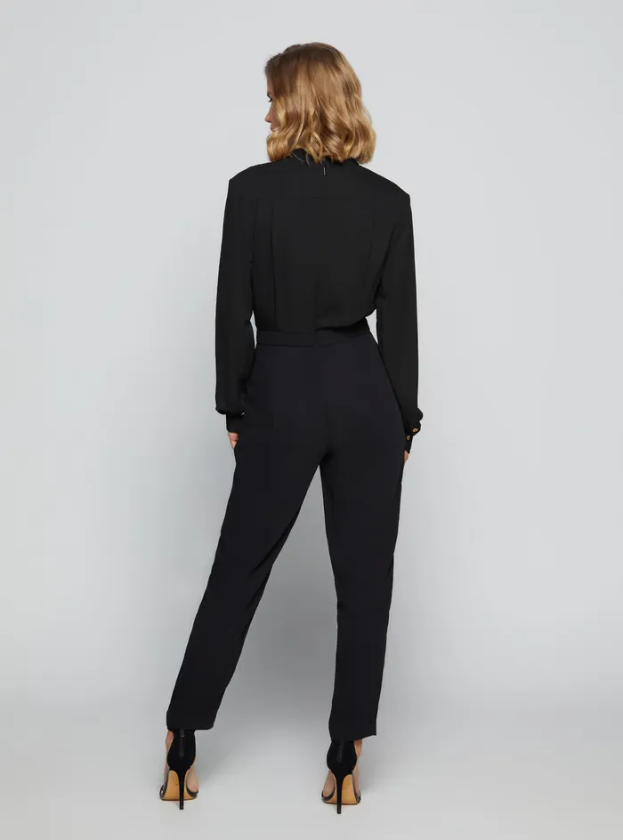 Women Jumpsuits and Rompers GUESS Marciano Black Lillibeth Jumpsuit Women Jumpsuits and Rompers GUESS Marciano Black Lillibeth Jumpsuit