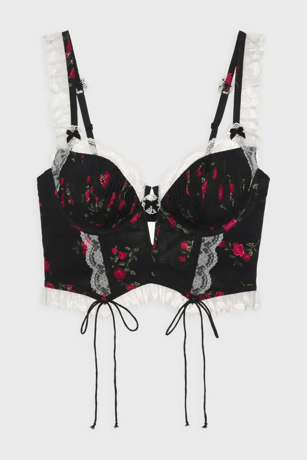 Women June Bustier Black For Love and Lemons Lingerie Women June Bustier Black For Love and Lemons Lingerie