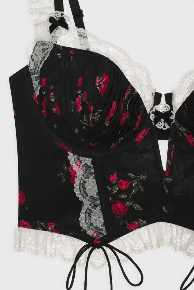 Women June Bustier Black For Love and Lemons Lingerie Women June Bustier Black For Love and Lemons Lingerie