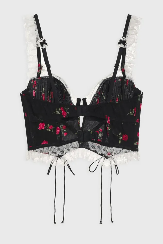 Women June Bustier Black For Love and Lemons Lingerie Women June Bustier Black For Love and Lemons Lingerie