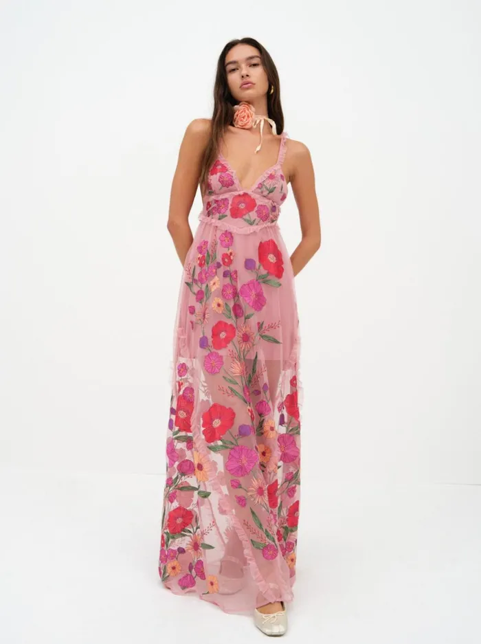 Women Kaylee Maxi Dress Pink For Love and Lemons Dresses Women Kaylee Maxi Dress Pink For Love and Lemons Dresses