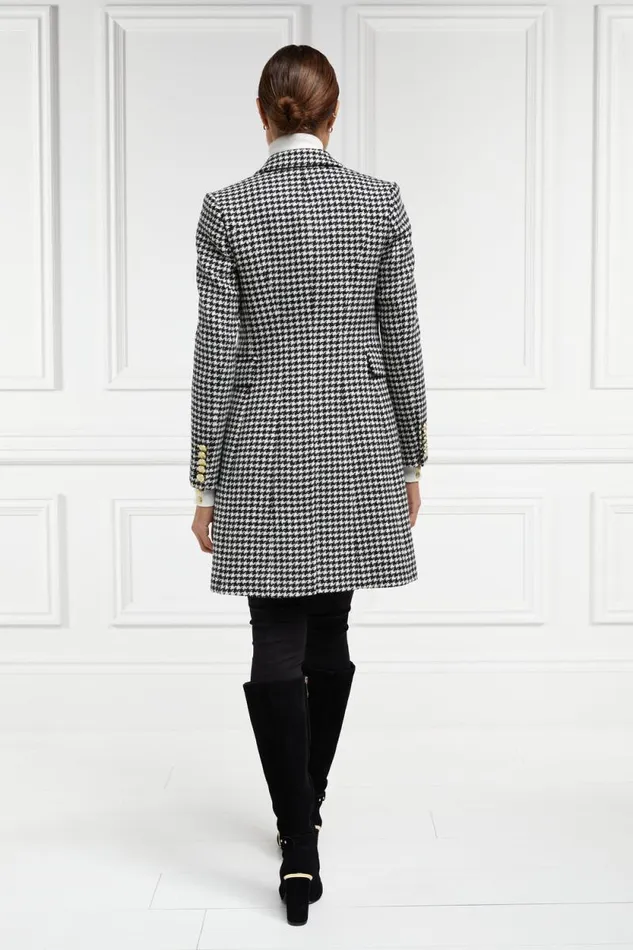Women Knightsbridge Coat Houndstooth Holland Cooper Tailoring